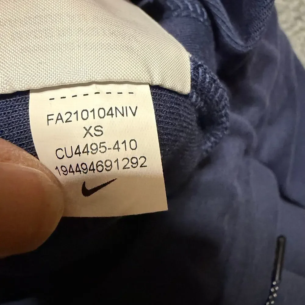 Nike Tech Fleece Joggers Mens XS Blue Tapered Sweatpants CU4495 **